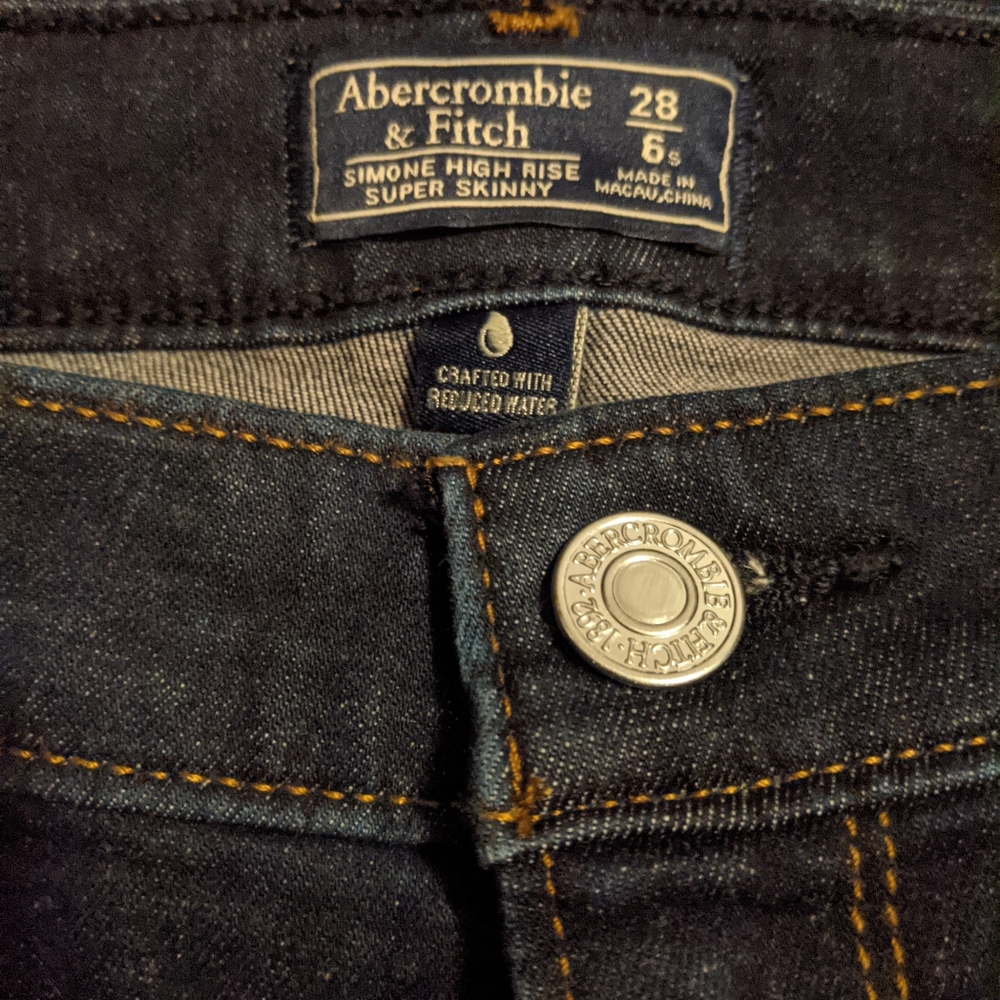 Abercrombie & Fitch Dark Wash Jeans